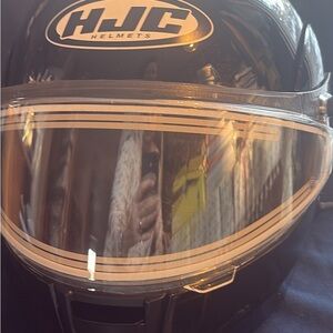 HJC Black electric snowmobile Helmet size xxxl